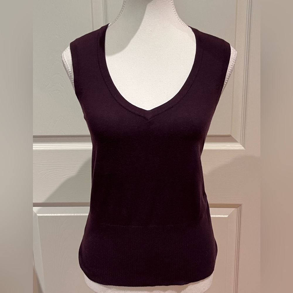 Smart Set Plum Fitted Vest